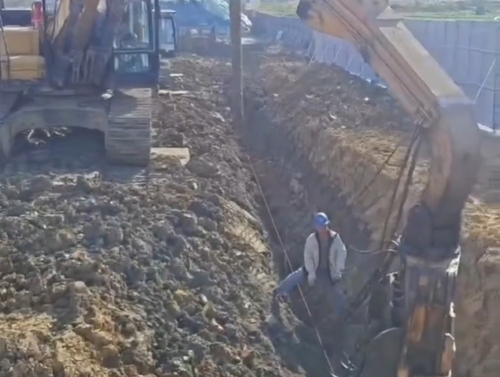 合肥6号线施工现场