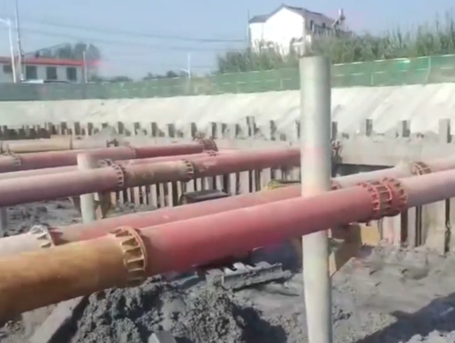 合肥6号线施工现场