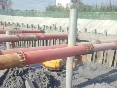 合肥6号线施工现场