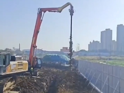 合肥6号线施工现场